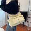 Stilvolle Retro-Tragetasche mit großem Fassungsvermögen für Damen und Herren, lässig für Reisen, in Schwarz, Grün, Creme, Braun