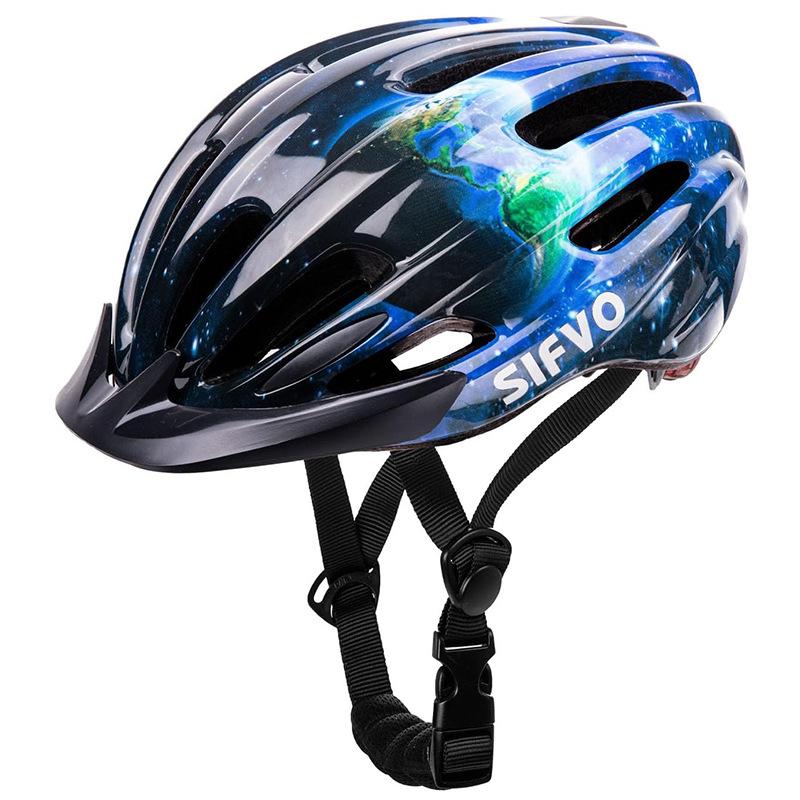 Spot children's riding helmets with taillights Adjustable bicycle helmets Outdoor sports balance bike riding helmets