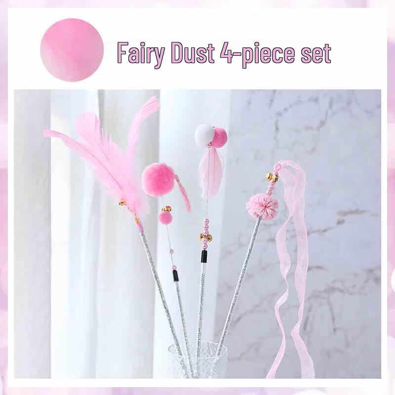 Durable Feather Cat Teasing Wand