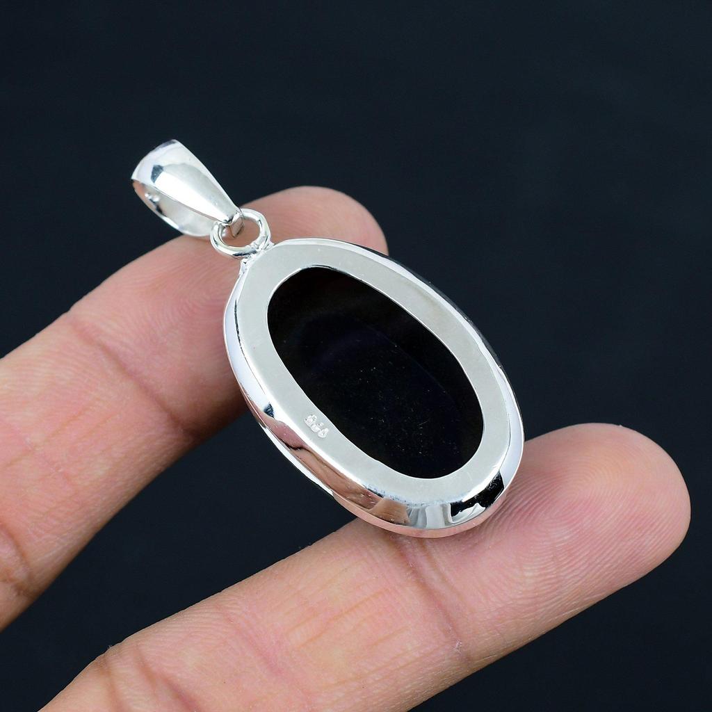 Natural Amethyst Gemstone Pendant, 925 Sterling Silver, Pendant Jewelry, Handmade Silver Pendant Jewelry for Gift, Easter Gift