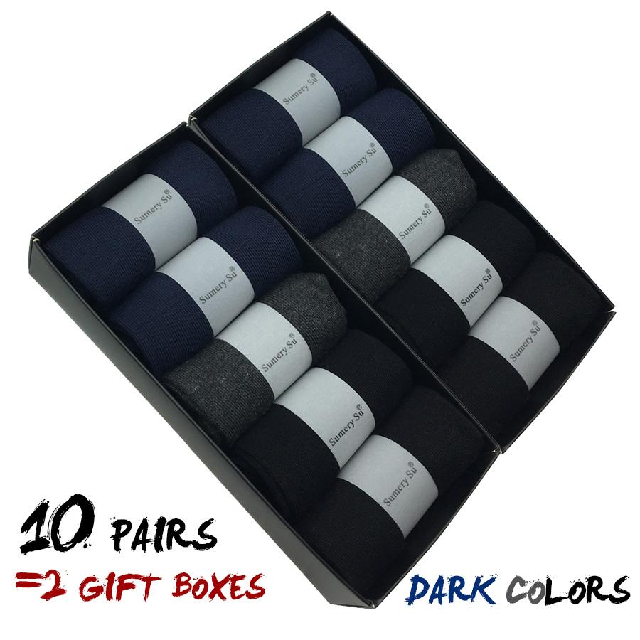 5 Pairs/Lot Socks Men Dress Wedding Cotton Solid Color Black Brand Fashion Breathable Casual Meias Male Sock Gift