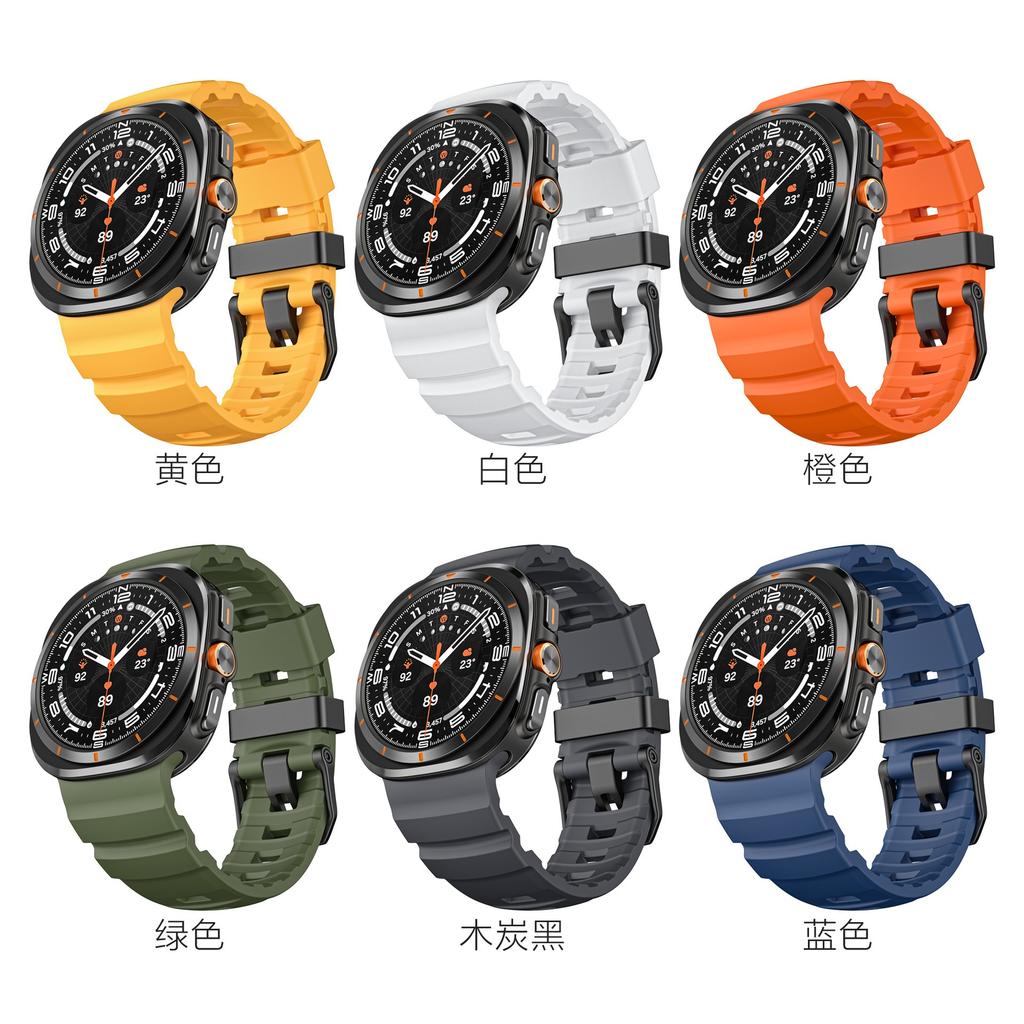 ONETTrail Loop Strap for Samsung Galaxy Watch Ultra 2025 47mm Sport Silicone Bracelet for Galaxy Watch 8 Ultra 47mm Breathable BeltMN