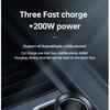 200W Car Charger Fast Charging Voltage Display USB 100W PD 30W 4 in 1 Dual 12V/24V Cigarette Lighter Splitter Power Adapter