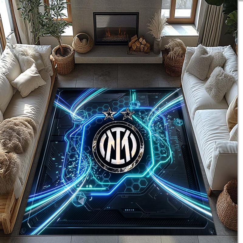 Borussia Dortmund Printed Flannel Area Rug Non Slip Soft Polyester Floor Carpet Indoor Decor Mat for Bedroom Living Room Sofa