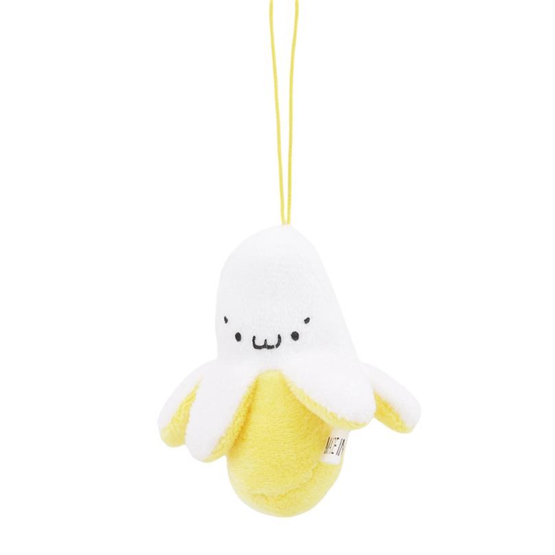Yellow Peeled Banana Mobile Phone Pendant Cute Plush Toy Fried Chicken Nuggets Creative Wedding Gifts