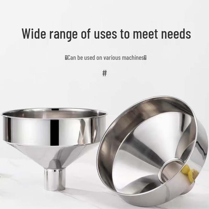 Stainless Steel Large Thickened Oil Funnel