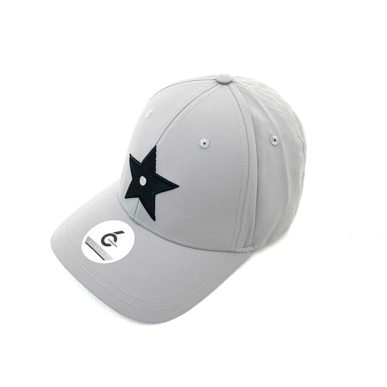 

Star Mark Cap Star Hat Golf Silver Gray [Elite Grip] Men s