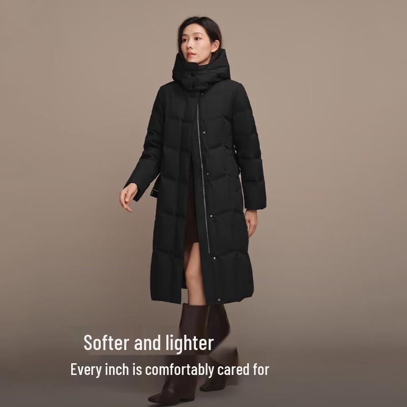 Bosideng B250244146 Long Business Hooded Down Jacket