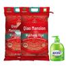 Blue Moon Aloe Antibacterial Hand Wash (500g) & Qiaofu Dayuan Wuchang Rice (2x10kg) Bundle