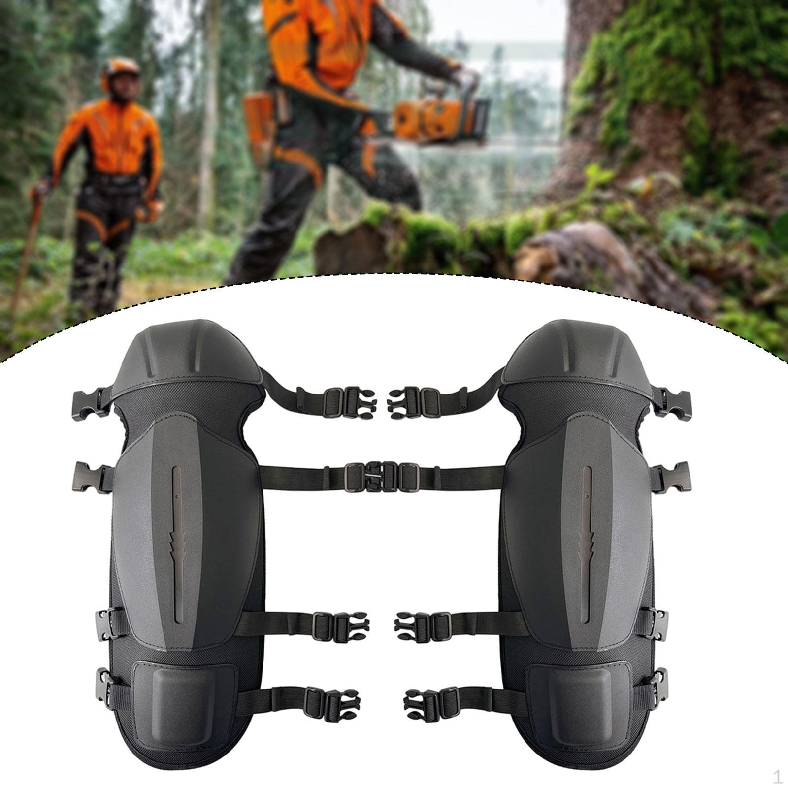 

2 Pieces Gardening Knee Pads Leg Protector Gear Thickened Weed Trimming Kneeling for Tiling чёрный