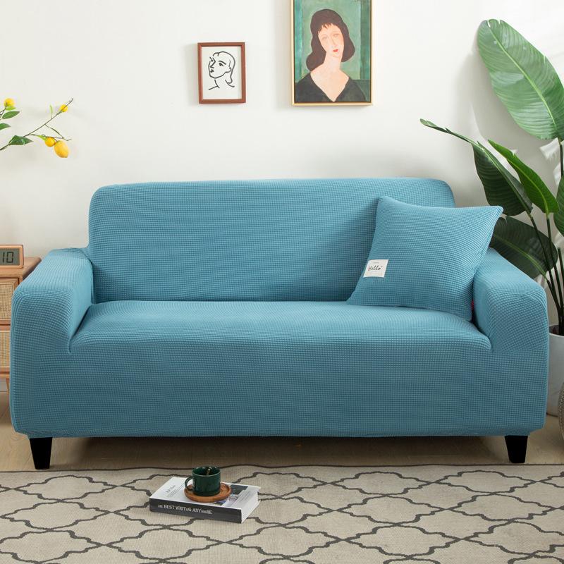 Customizable Corn Flannel Non-Slip Sofa Cushions - Four Seasons Cotton and Linen Cover