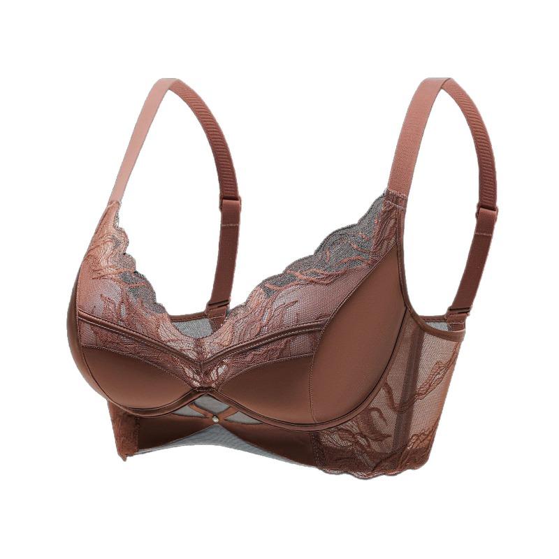Women French Style Sexy Lace Push Up No Underwire Bra