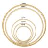 5pcs Embroidery Hoops Frame 13-30cm Wooden Embroidery Hoop Rings Circle Embroidery Loops For DIY Cross Stitch Needle Craft Tool