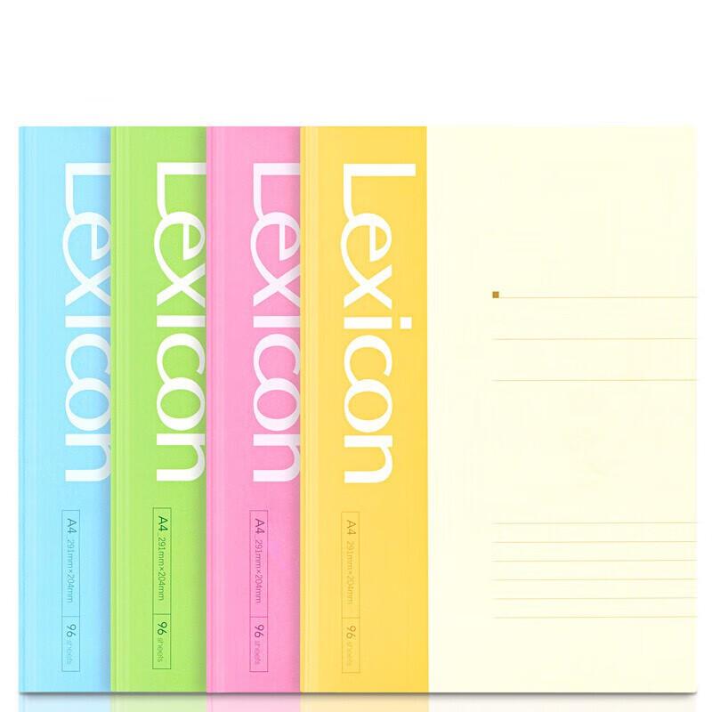 Deli 3281 A4 Hardcover Notebook Mixed Colors 5-Pack