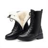 Fashion AIYUQI Women's Winter Shoes Genuine Leather Boots Women Large Size 41 42 43 Casual Ankle Boots Non-slip Women Snow Boots