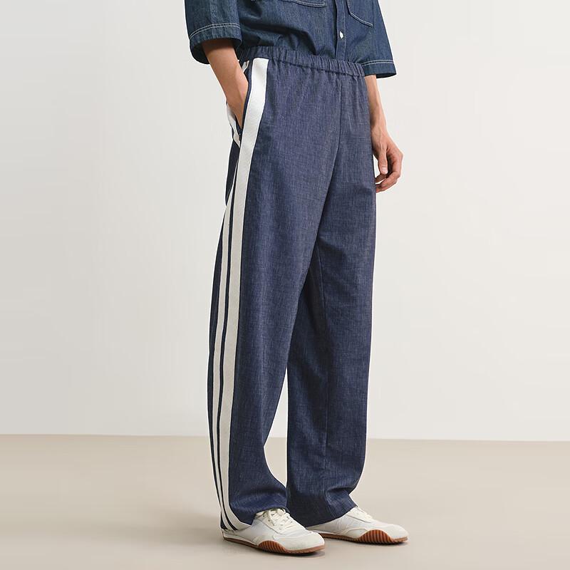 CROQUIS Men's 2025 Summer Loose Straight-Leg Casual Pants