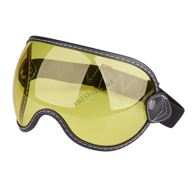 090E Comfortable Motorbike Bubble Goggles Eyewear for Urban Street Riding Safety Gear