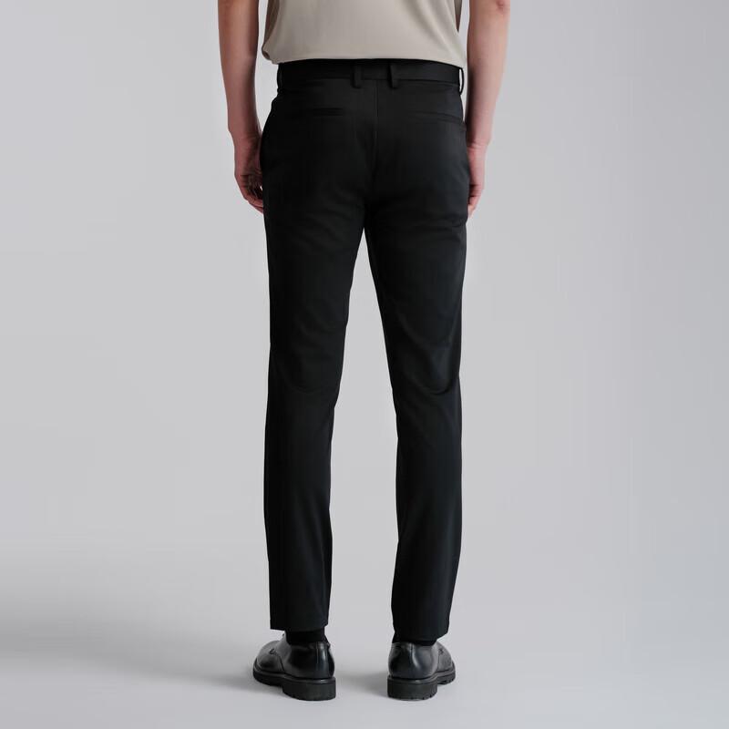 K-Boxing Men's Silk Blend Straight Casual Pants NQXN1530