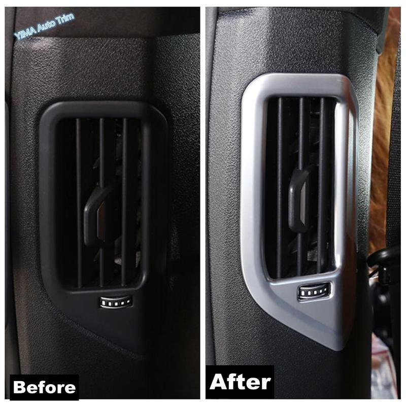 ABS Matte Pillar B Air AC Conditioning Outlet Vent Frame Decoration Cover Trim For BMW X5 G05 - 2025 Interior Accessories