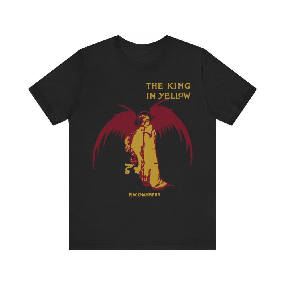 Der König in Gelb 2 Robert W Chambers T-Shirt klassische Horrorliteratur gotischer Roman T-Shirt Unisex für alle Jahreszeiten geeignet
