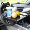 Portable Vehicle Mounted Desk Table Platform for Laptop Work and Food Consumption Feature Foldable Design and Stable Base