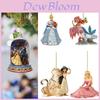 Joyful Christmas Disney Princess Acrylic Pendant Ornaments For Xmas Tree Decor