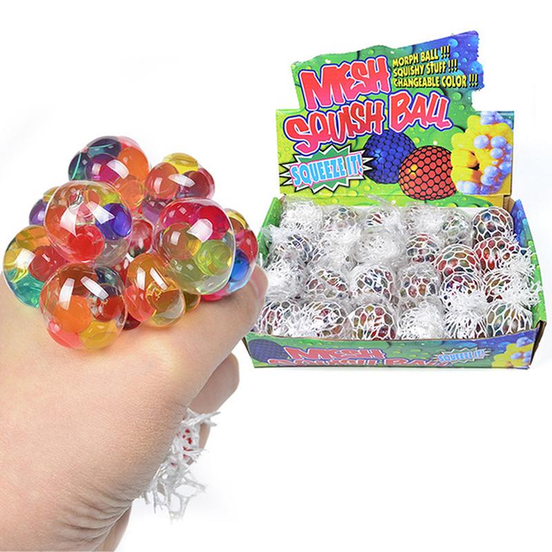 Anti Stress Face Reliever Grape Ball Autism Mood Squeeze Relief Cute Toy Gifts