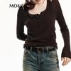 MO&Co. Women's Merino Wool Knit Sweater
