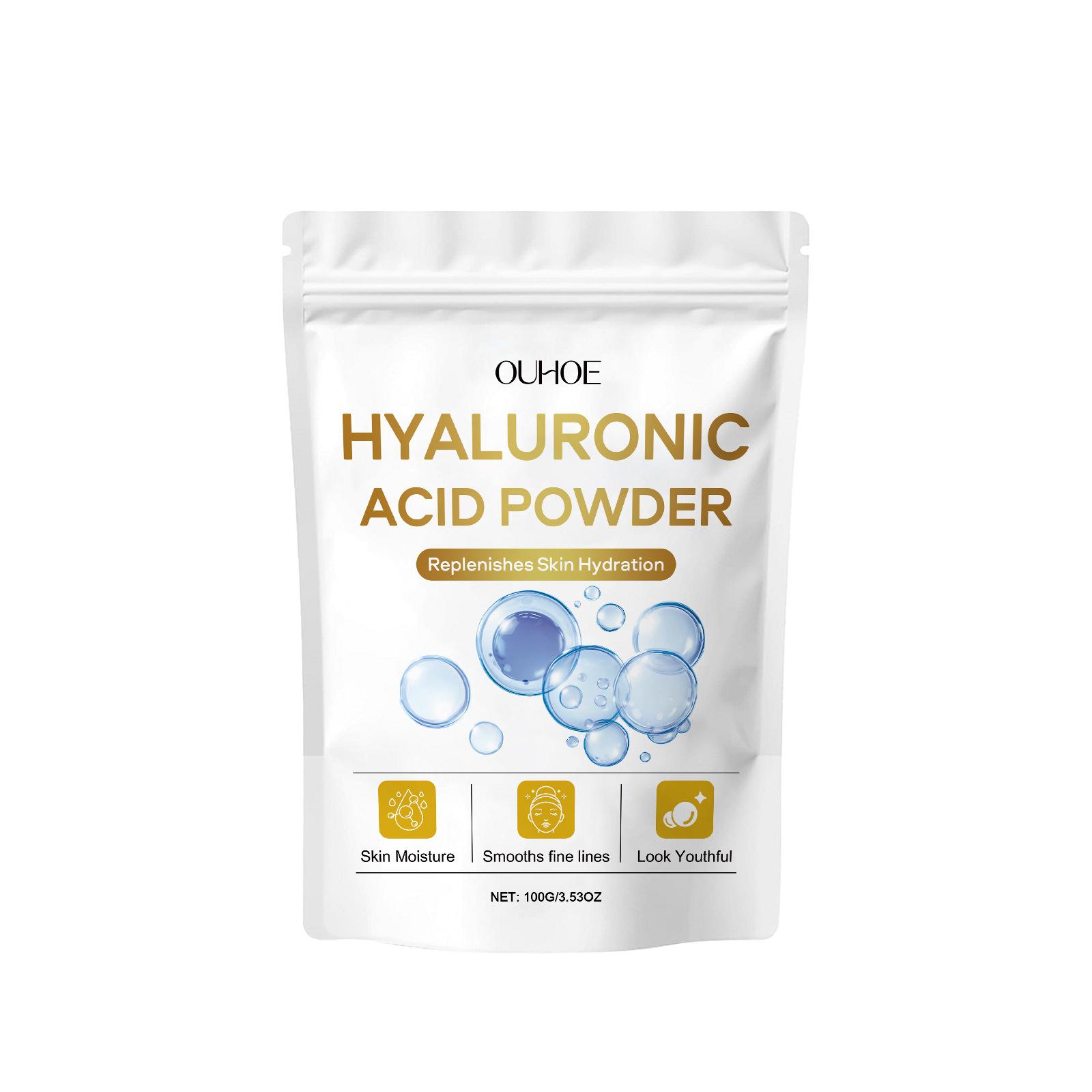 Hyaluronic Acid Mask Powder Oil Control Cleansing Hydrating Brighten Reduce Dullness Moisturizing Lightening Rejuvenating Mask