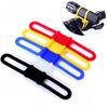 Cycling Light Holder Bicycle Handlebar Silicone Strap Band Phone Fixing Elastic