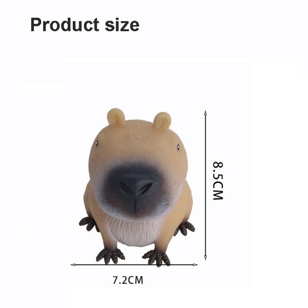 Stress-relieving Capybara Pinch Toy Decompression Fidget Toys Funny Gift Cute Squeeze Toy  Children
