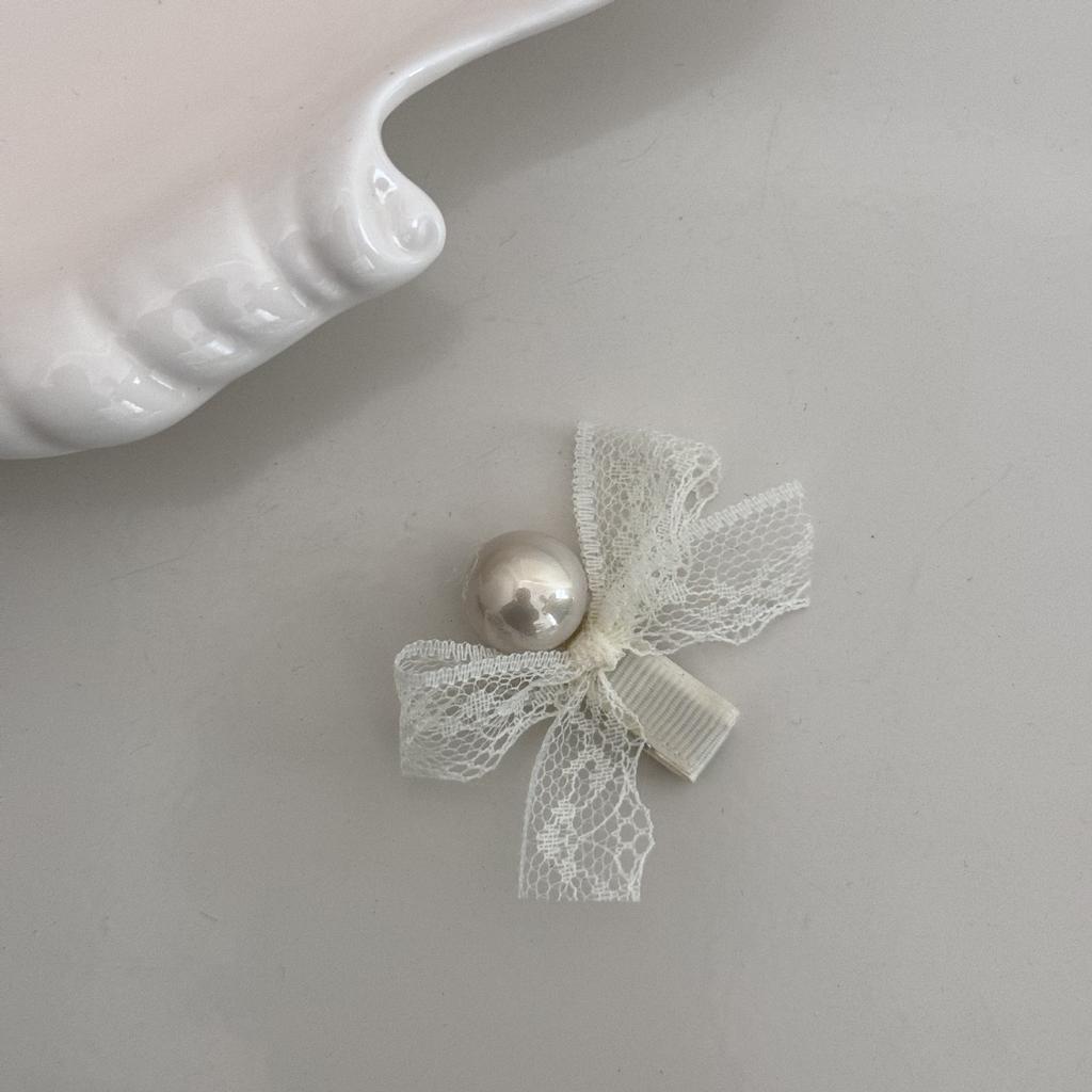 Mini Haarspangen-Accessoires für Mädchen Frauen Nadel Schleife Süßigkeiten Kpop Neu Krabben Perle Beliebt Vintage Designer Haarspange Mode