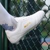 Men's/ Women's Football Boots Youth Artificial Grass Training Long Nails TF Microfiber Mesh Breathable Football Shoes Children's Football Shoes