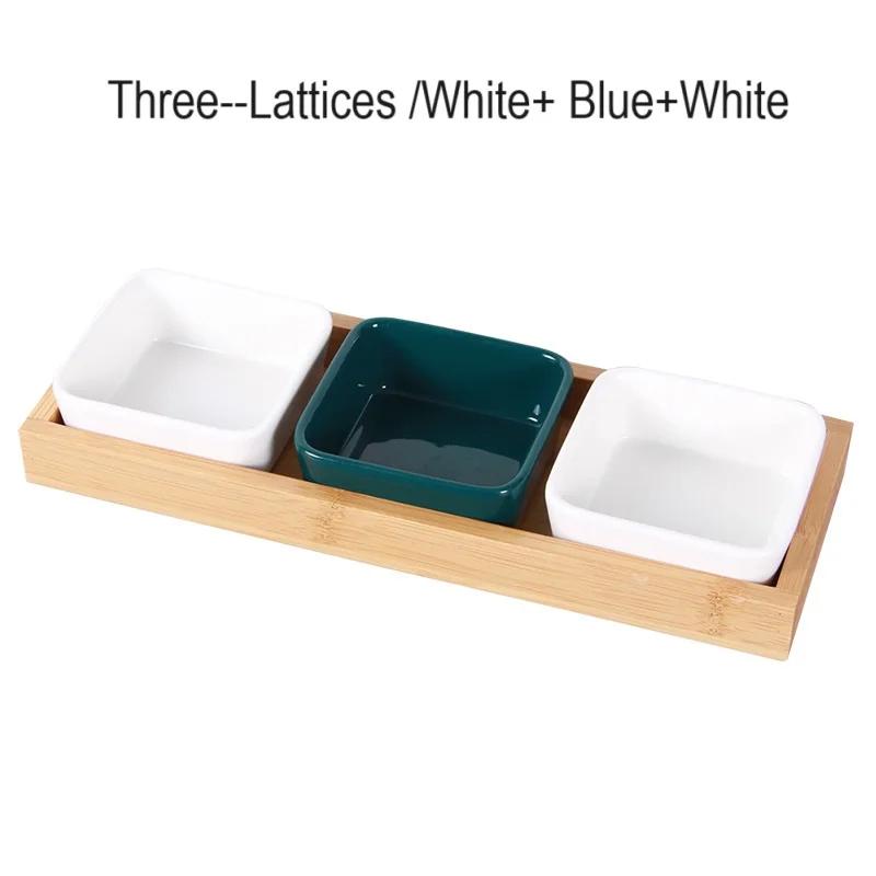 Divided Snack Platter with Storage Tray Dried Fruit Bowl Snack Plates for Chips and Dip Dry Spice Candies Dried Fruits