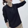 Autumn New Hoodie Women's Long-sleeved Sleeves Hooded Base Shirt Mother's Casual Loose Top Large Size T-shirt Women