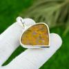 Natural Ocean Jasper Gemstone Pendant 925 Sterling Silver Jewelry For Women