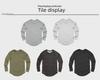 Men's Quick-Dry Mesh Raglan Long-Sleeve T-Shirt - Versatile for Spring & Autumn Fashion