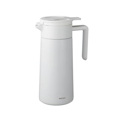 HARIO Insulated Coffee 800ml Ceramic-Coated Vacuum-Insulated Double-Layered Pot, Capacity, White, CHP-800-W