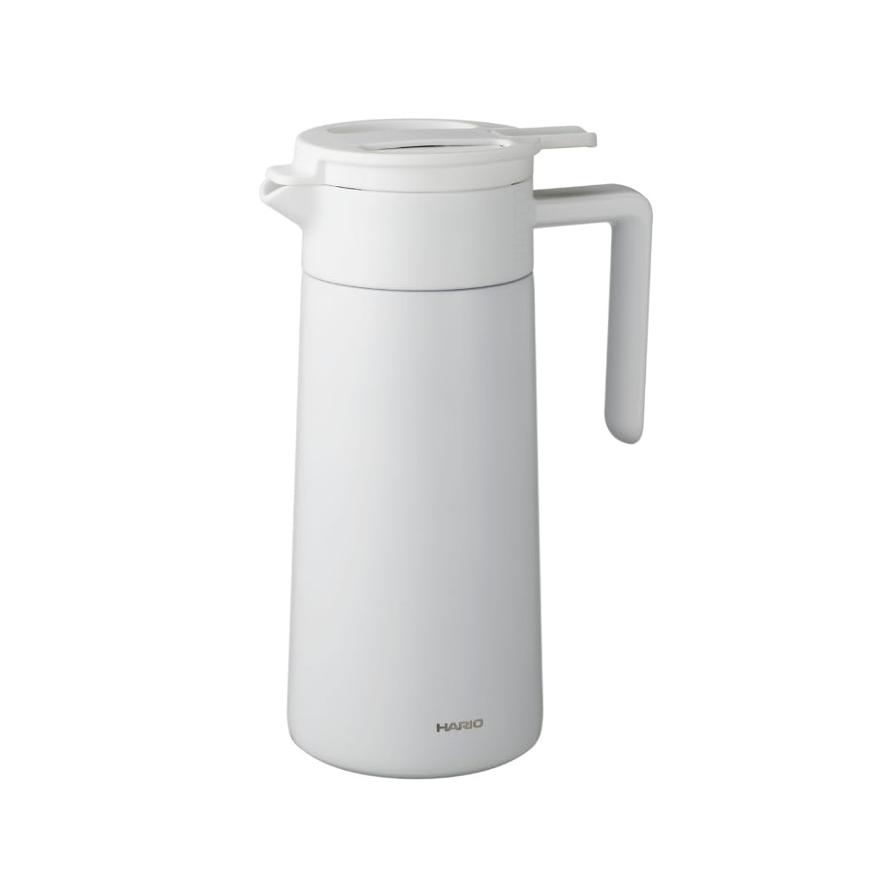 

HARIO Insulated Coffee 800ml Ceramic-Coated Vacuum-Insulated Double-Layered Pot, Capacity, White, CHP-800-W белый