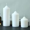 Home Emergency Lighting Bold White Candle Tip Odorless Long Pole Cylindrical Large Candle