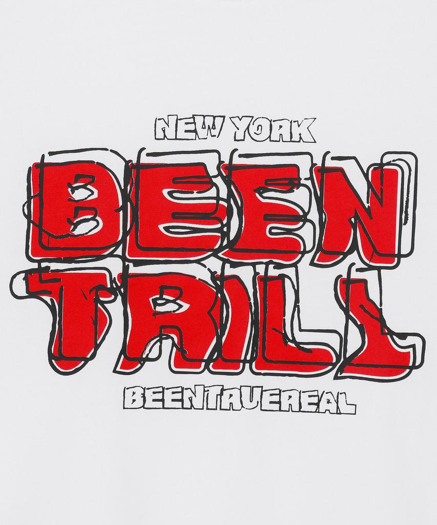 BEENTRILL Bny Vintage Logo T-Shirt (White)