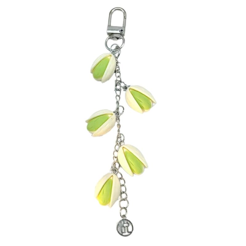 

Creative Pistachios Keyring Ornament Creative Key Decoration Ideal for Travel School or Home Use with Playful Charm 1