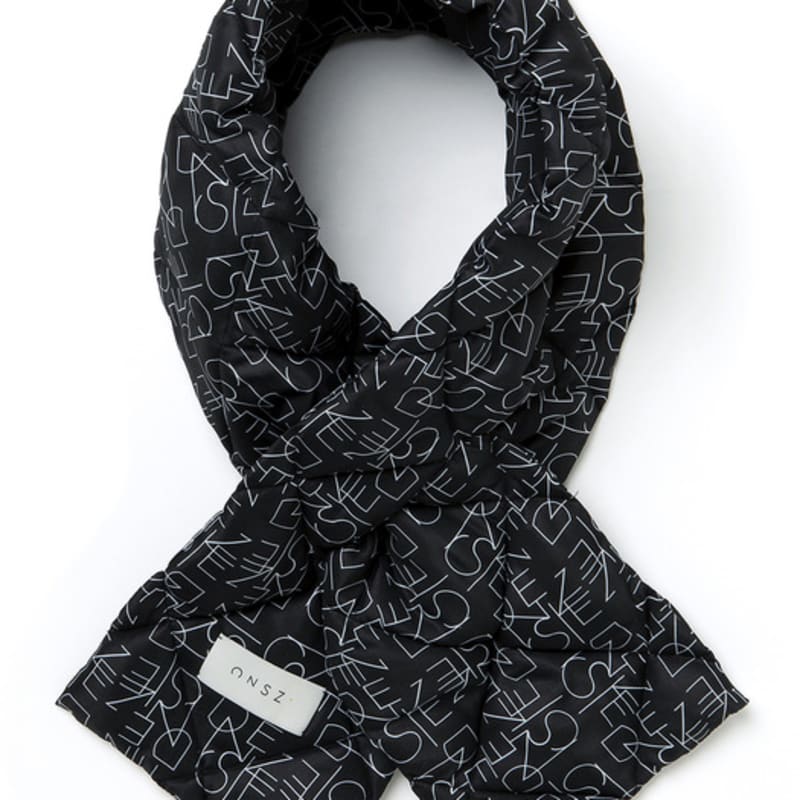 

Мягкий шарф с логотипом ONSZ BLACK