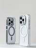 Transparent Bumper Magnetic Case For iPhone 17 17Air 16 15 14 Plus 13 12 Pro Max Magsafe Wireless Charge Metal Lens Holder Cover