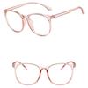 Big Round Frame Optical Glasses Computer Eyeglasses Anti-blue Light Glasses Round Eyewear