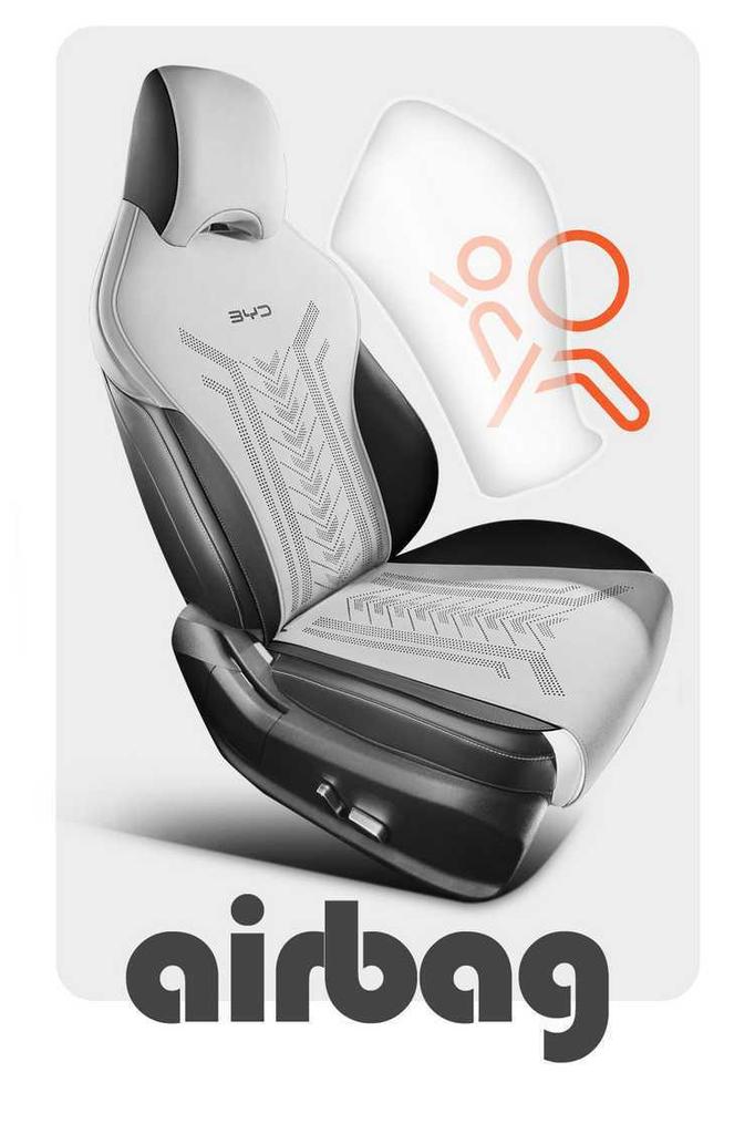 BYD Seagull 05 DM-i All-Season Breathable Car Seat Cushion, Semi-Enclosed, Universal Fit