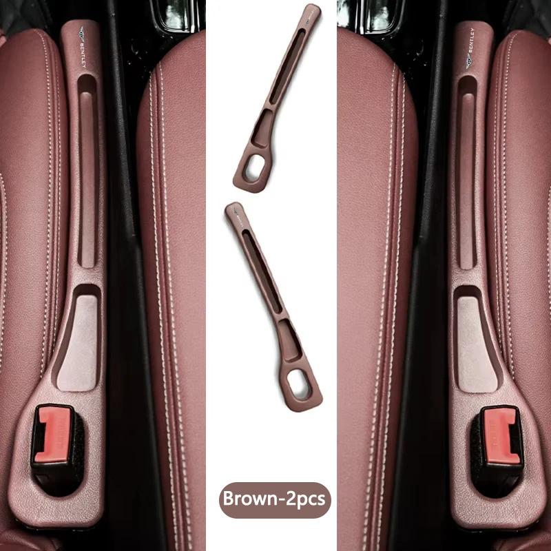 

2Pcs Car Seat Gap Filling Plug Side Seam Leak-proof Strip For Bentley LOGO Continental GT MULLINER Bentayga Flying Hurtling Spur