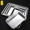 Di Ruien 410 Magnetic Stainless Steel Rectangular Tray