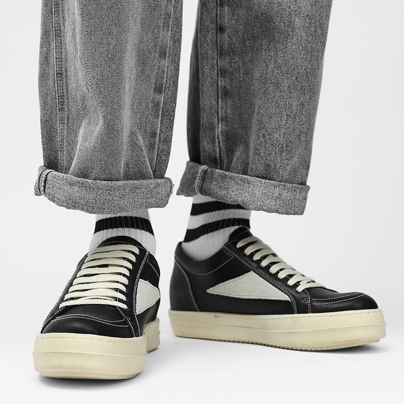 Fashion Lace-Up Male Comfortabl Elevator Shoes Men Classic Business Casual Shoes Leather Mens Sneakers All-match Vulcanize Men Shoes