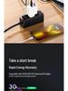 65W Gallium Nitride Dual-Port USB-C Fast Charger for Laptop & Phone